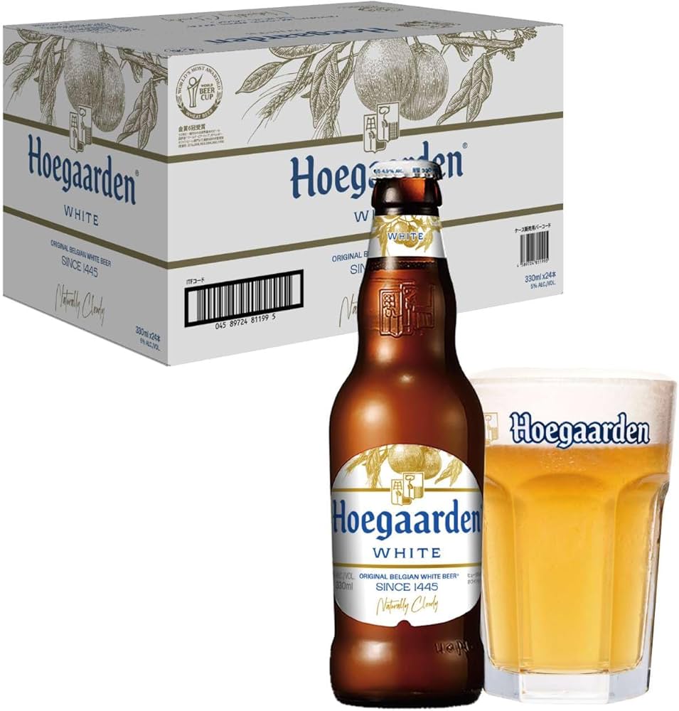 Amazon.co.jp: ヒューガルデンホワイト Hoegaarden 瓶